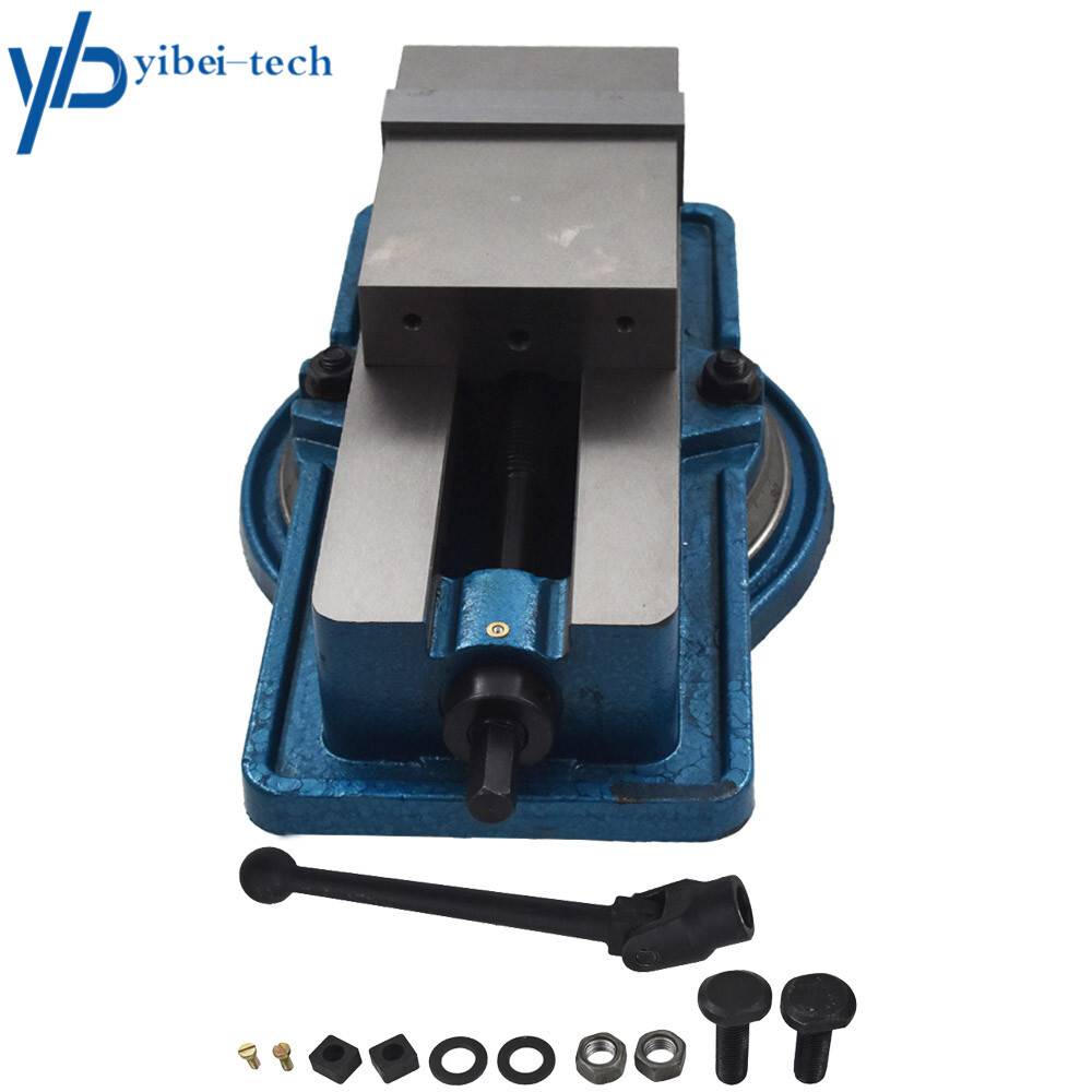 4'' Lockdown Vise Precision CNC Milling Machine Bench Clamping Vice W/Base