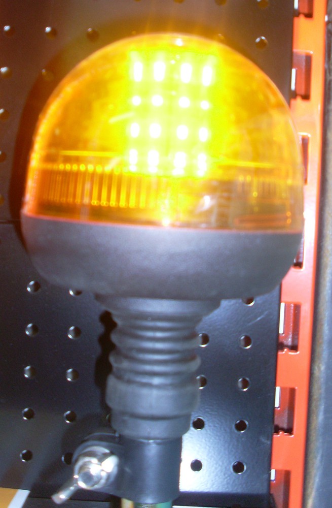 LED COMPACT BEACON 12/24VOLT CA6054C - E APPROVED 3 FLASHING PATTERNS