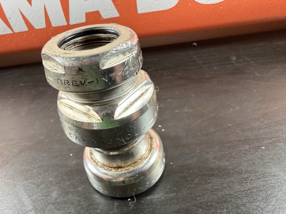 Vintage Campagnolo 1 Inch Threaded Headset Silver #18