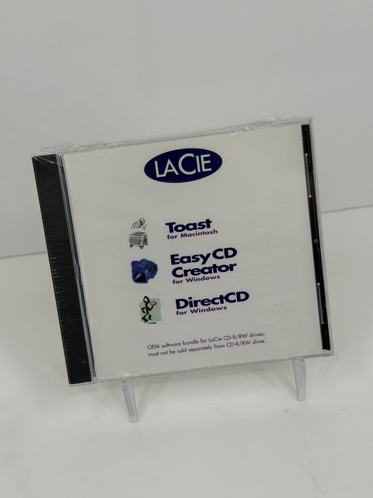 LaCie CD Software for Macintosh and Windows - Year 2000 Factory Sealed