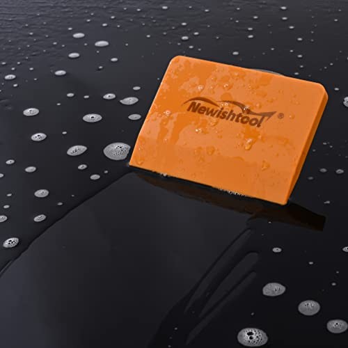 Soft Silicone Small Squeegee for Vinyl, 2 PCS PPF Tools Window Tinting Orange