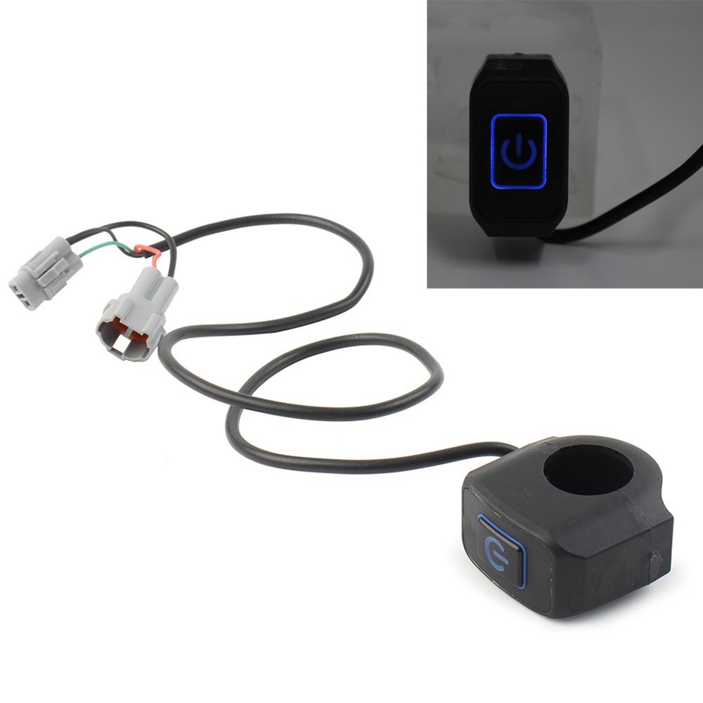 Plug-Play Headlight On/Off Switch Knob Switch Round Plug for Sur Ron