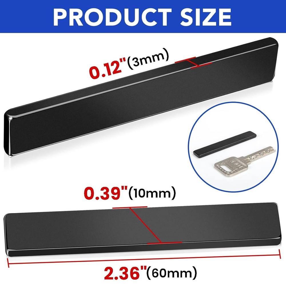 Versatile 5 Pack Super Strong Neodymium Magnets - 10 lb Pull, Adhesive & Compact