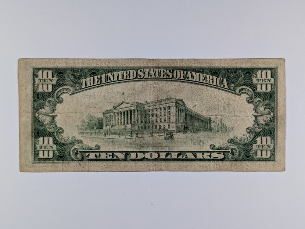 1934-A $10 Silver Certificate North Africa Emergency Issue