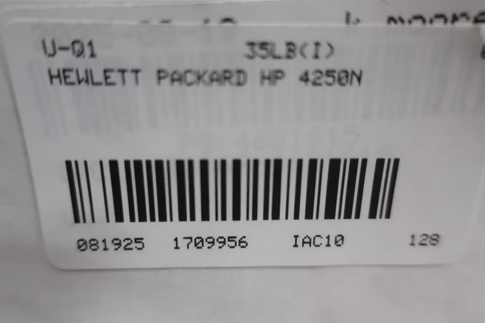 Hewlett Packard Hp 4250N Laserjet Ink Printer