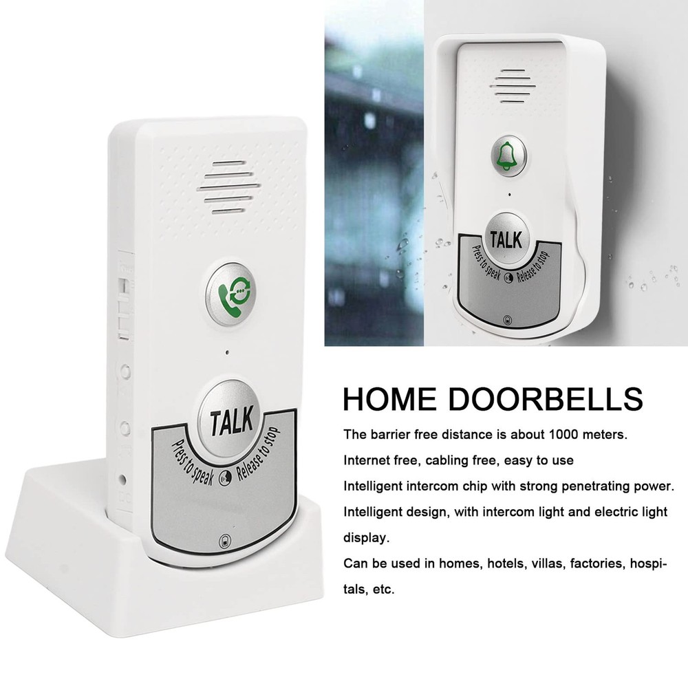 Intercom Doorbells, Outdoor Video Doorbell Camera, Home Access Control System...