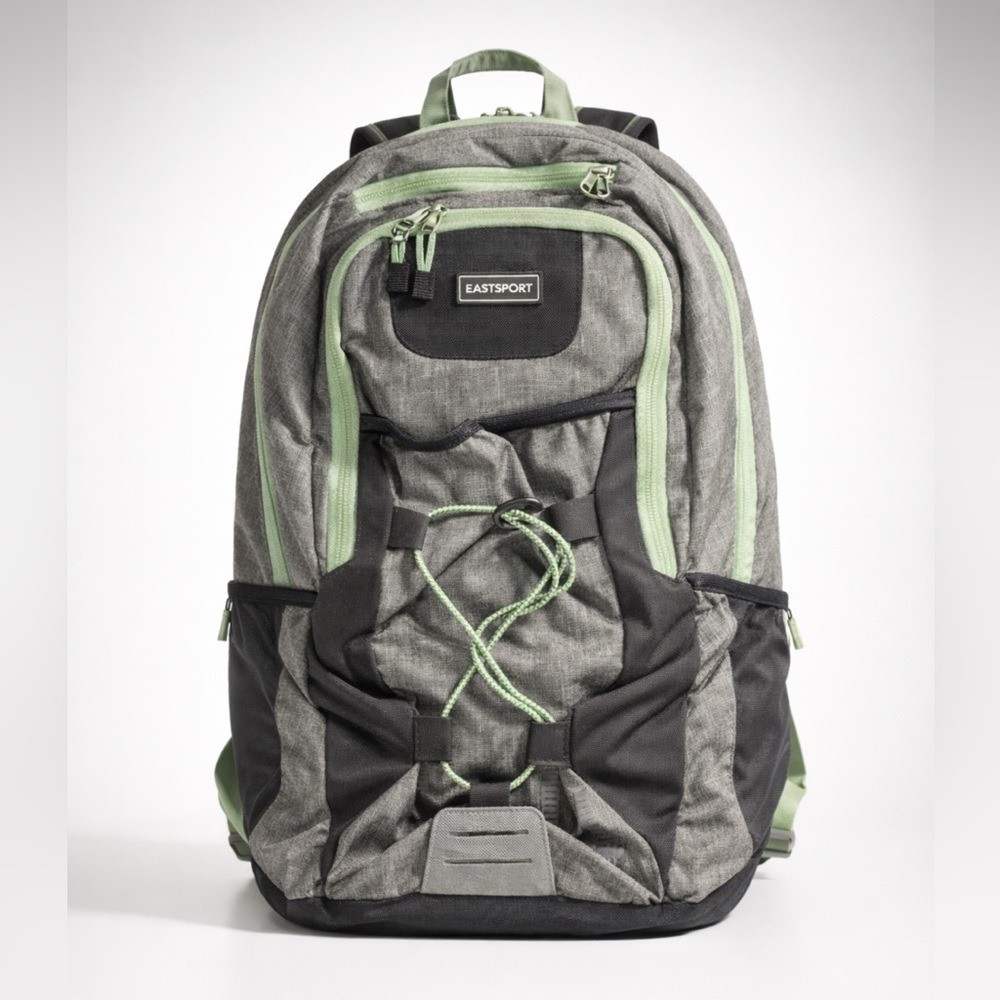 Eastsport Gray and Green Backpack