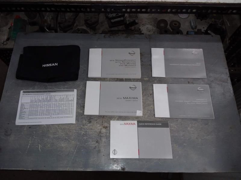 MAXIMA    2016 Owners Manual 836737