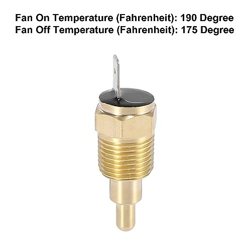 Universal Car Radiator Engine Cooling Fan Temperature Thermo Sensor 3/8" NPT