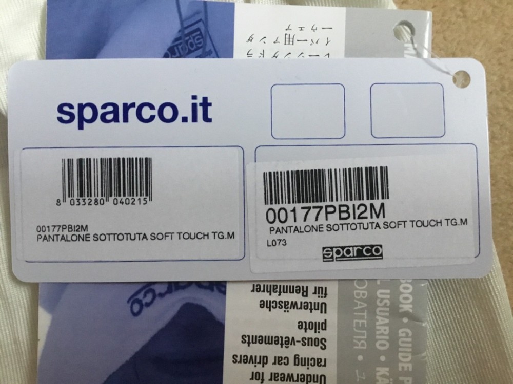 sparco racing underwear