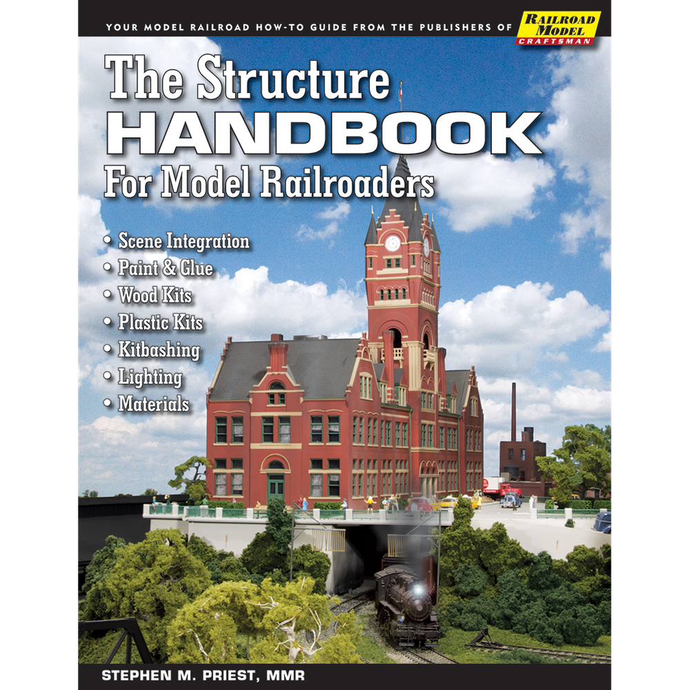 The STRUCTURE HANDBOOK for Model Railroad - (BRAND NEW BOOK)