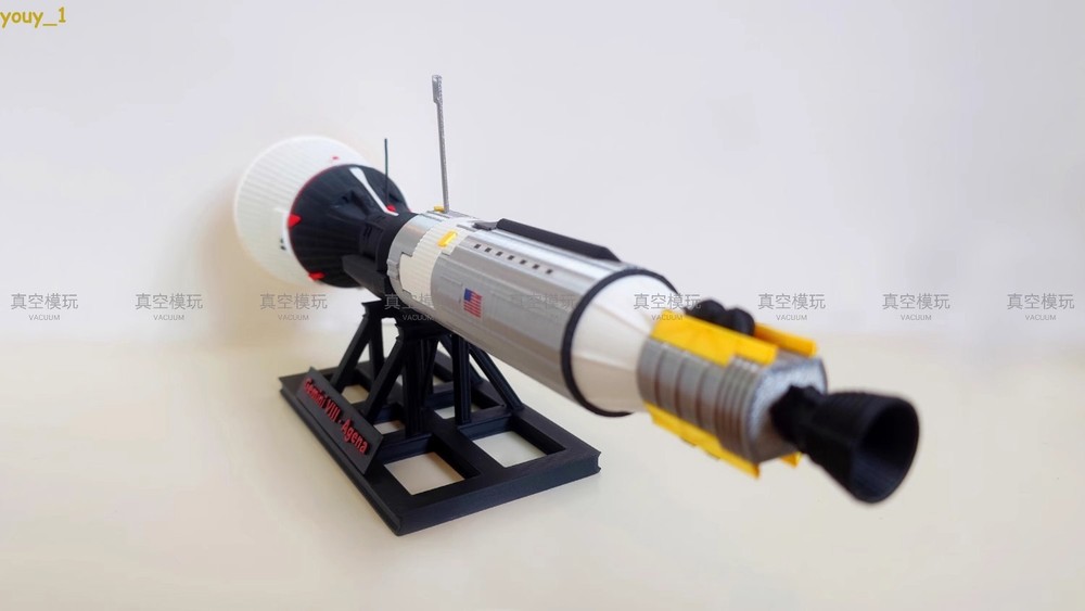1/72/48 Gemini Spacecraft - Agena Finished Static 3D Model Printed Model Gift