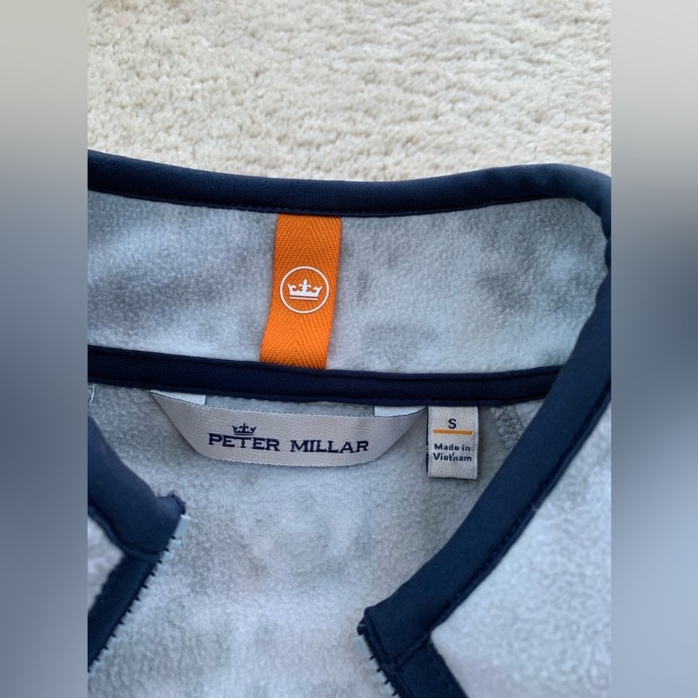 Peter Millar Men’s Size Small Thermal Flow Micro Fleece Half Zip Golf Pullover