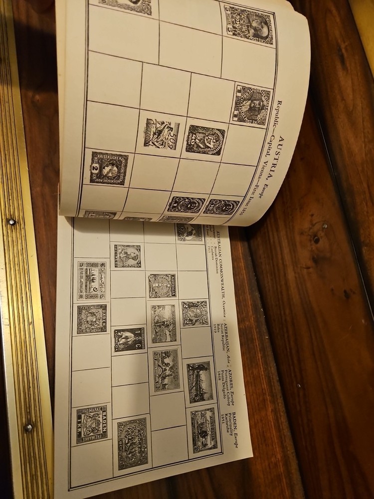 1944 The World Postage Stamp Album United Sates & Foreign w/436 stamps