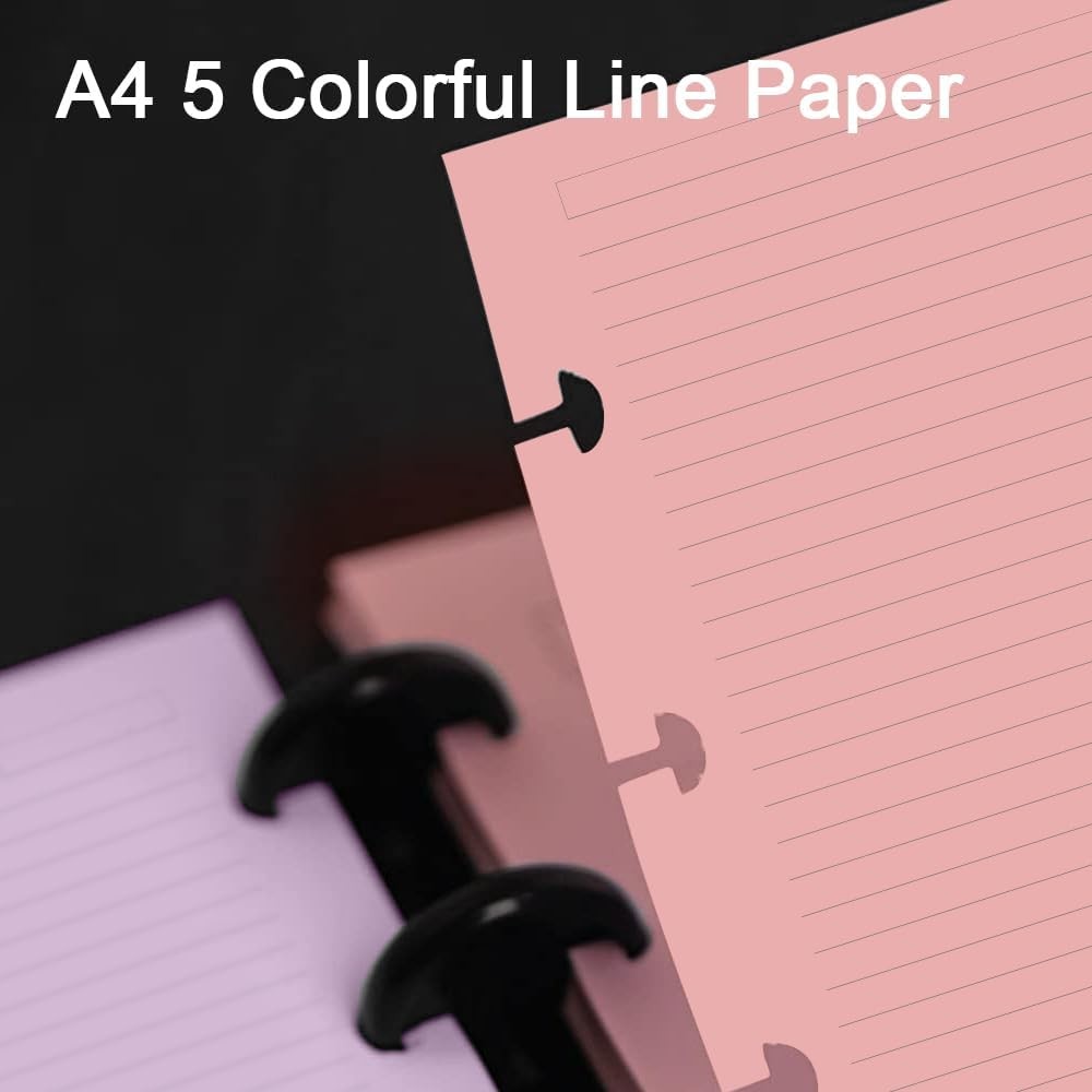 (2-Pack) Letter Size Discbound Lined Refill Paper, 11 Disc 200 Sheets