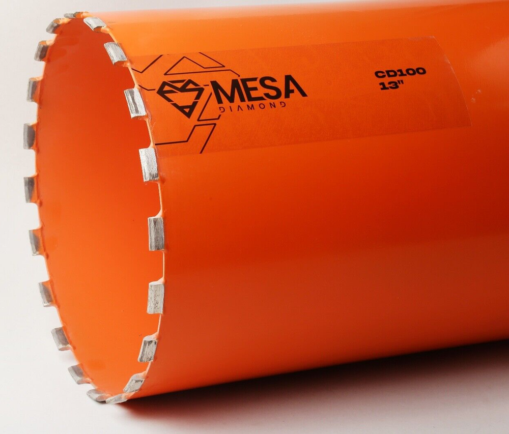 13'' Core Drill Bit for Concrete Hole Saw, 18 " Length MESA CD100