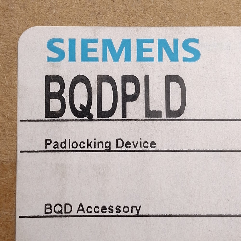 Siemens BQDPLD Padlocking Device For BQD/CQD Series Molded Case Circuit Breakers