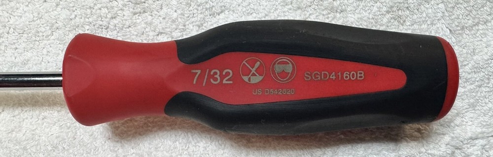 Snap-On 7/32" Flat Tip 21" Screwdriver(SGD4160B)