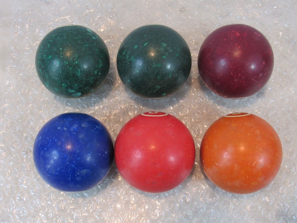 Vintage billiard balls