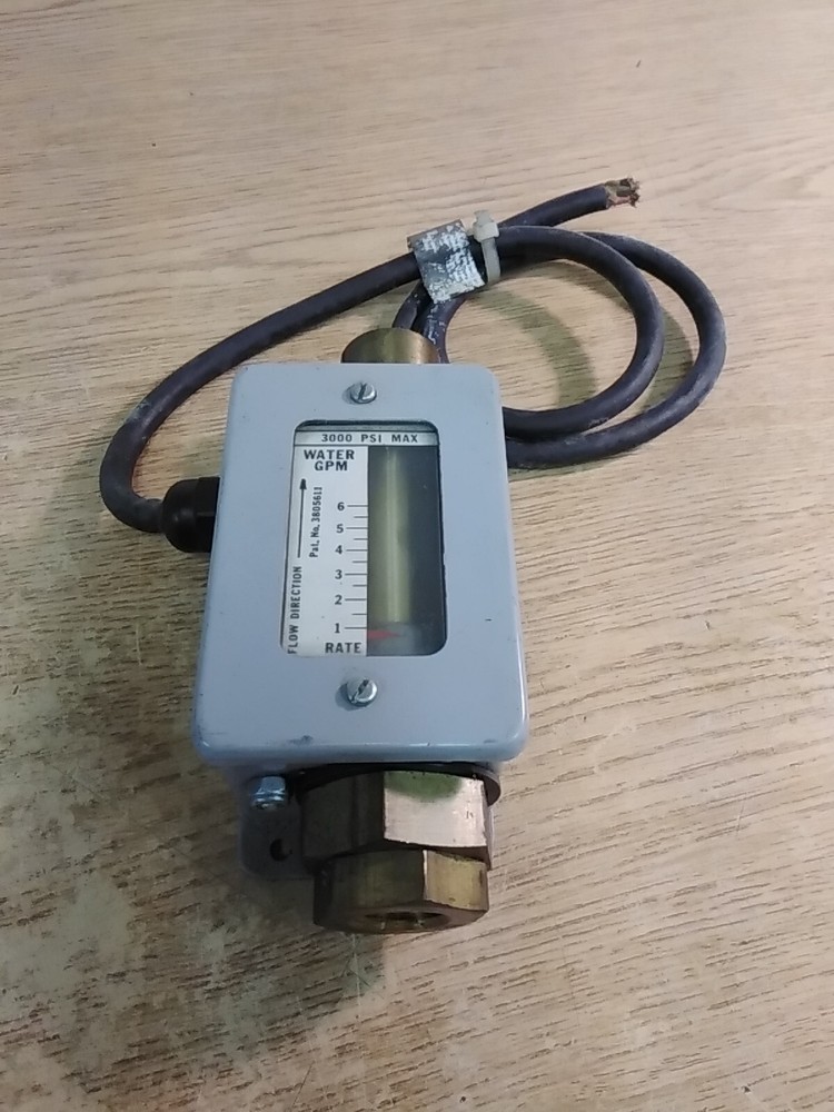 Hedland 3000 PSI MAX Water GPM Flow Rate Indicator W/ Control Switch