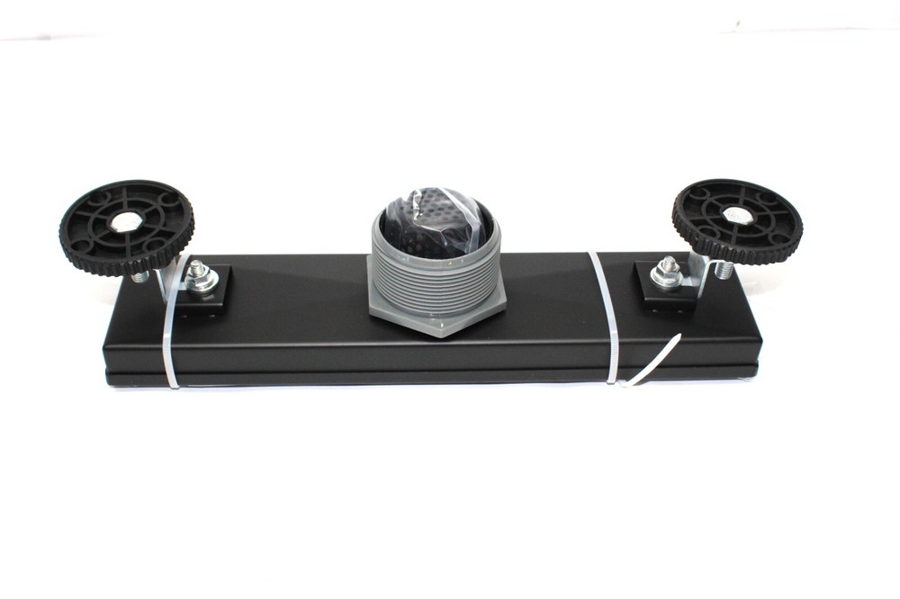 Linear Shower Drain 12 Inch Rectangular, Removable Quadrato Pattern SS Grate BLK