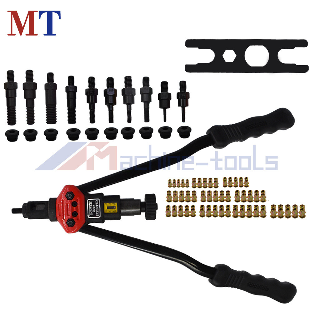 16" Rivnut Setting Tools Nut Setter Tool Hand Blind Riveter Rivet Nut Gun Kit