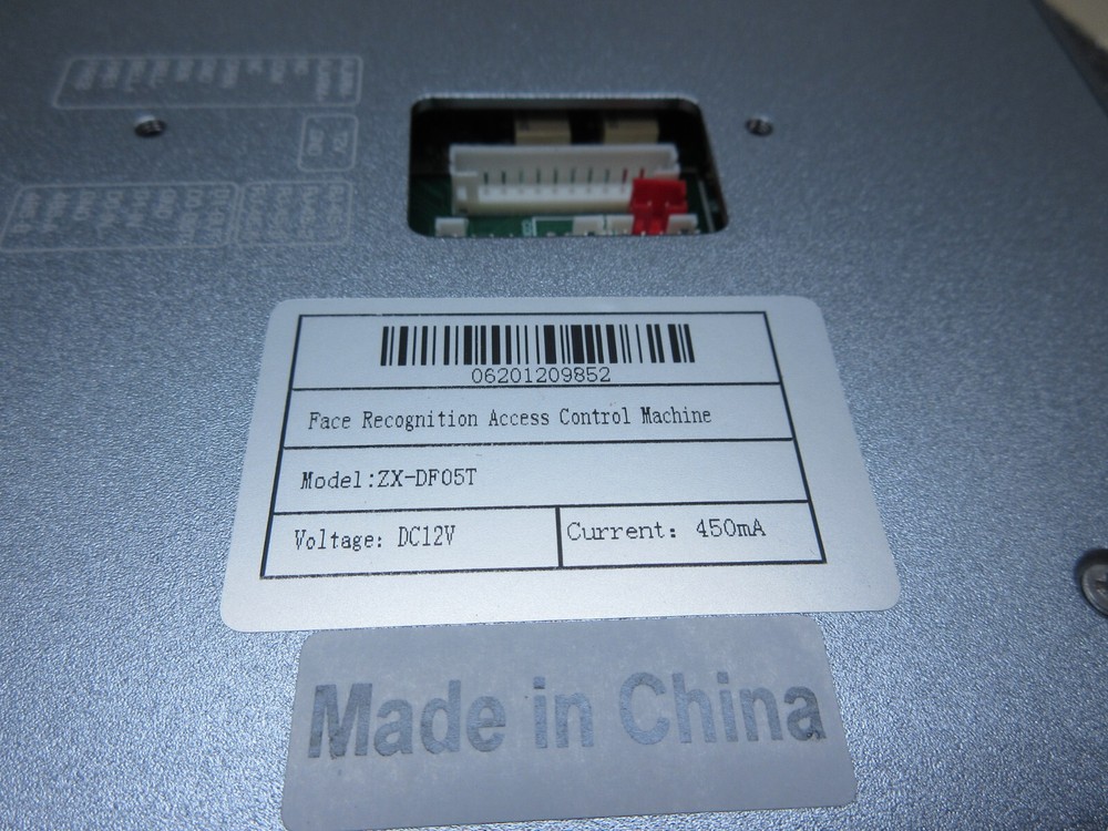 Timmy ZX-DF05T AI Face Identification Access Control Machine Time Clock New