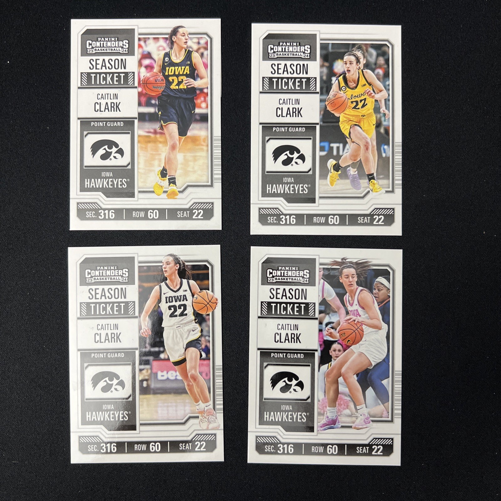 2024 Panini Caitlin Clark Collection Complete Set & Record Breaker (51 Cards)