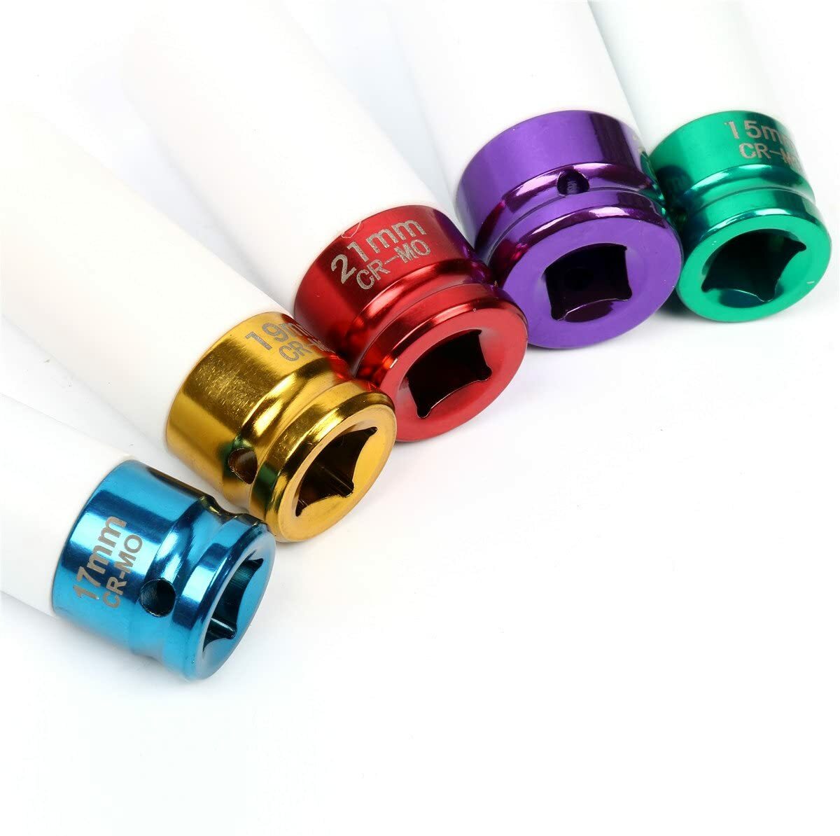 5PCS 1/2” Inch Impact Drive Lug Nut Socket Non-Marring Thin-Walled 5-Piece Set