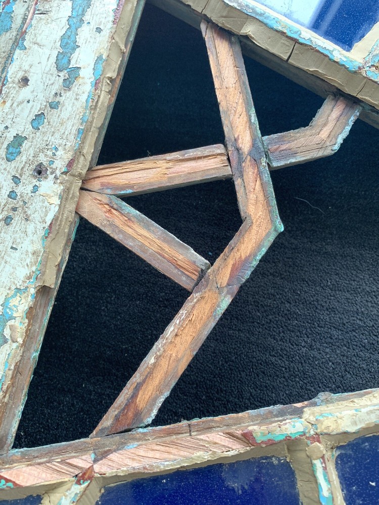 Window Architectural Salvage - Star Pattern - Mortise & Tenon Construction