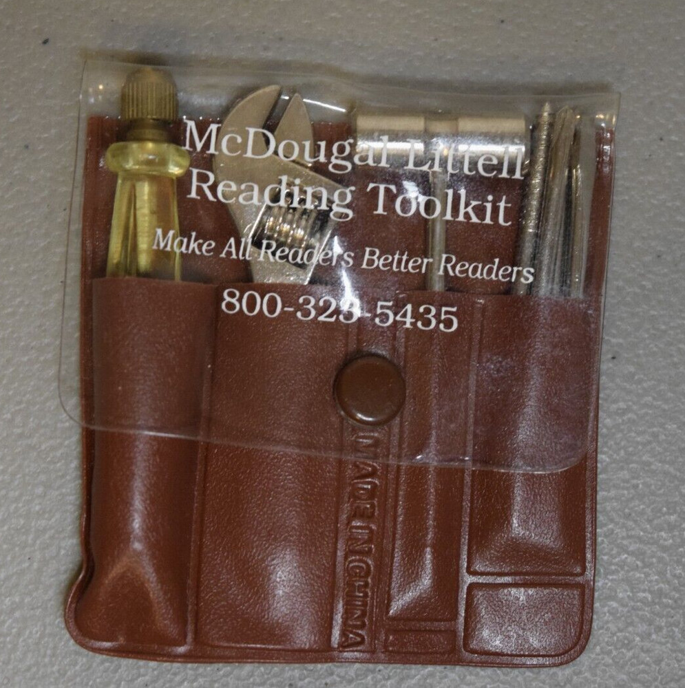 McDougal Littell Reading Toolkit Miniature Portable Tool Kit With Plastic Case