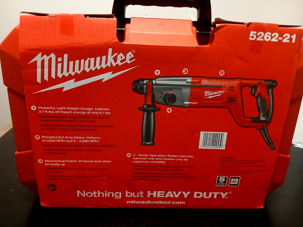 Milwaukee 5262-21 Rotary Hammer Kit