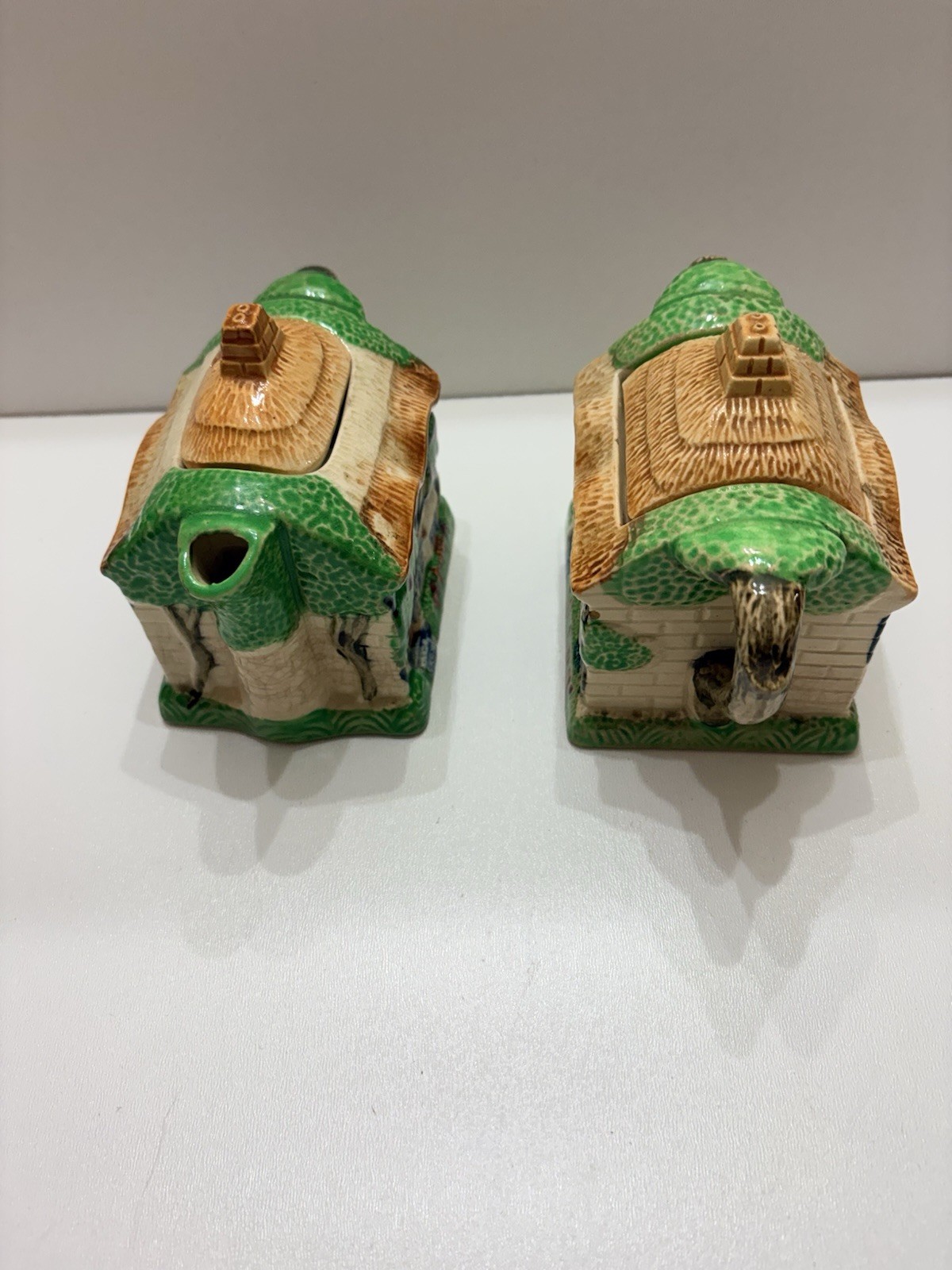 Vtg Cottage Sugar & Creamer Otagiri Japanese Porcelain Country Farmhouse