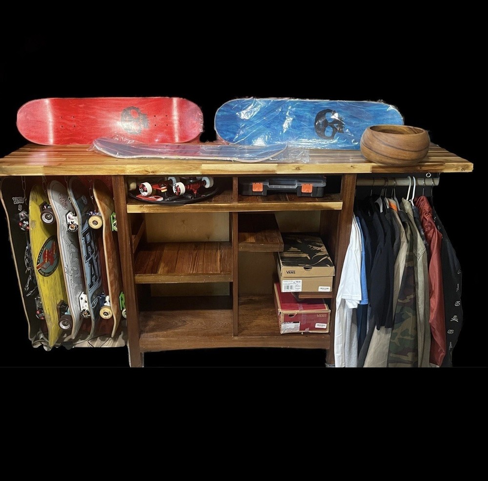 Universal Workbench Skateboarding Assembly Hobby Table Rolling Cart Handmade