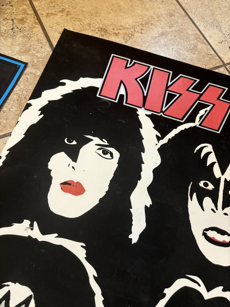 Kiss blacklight posters