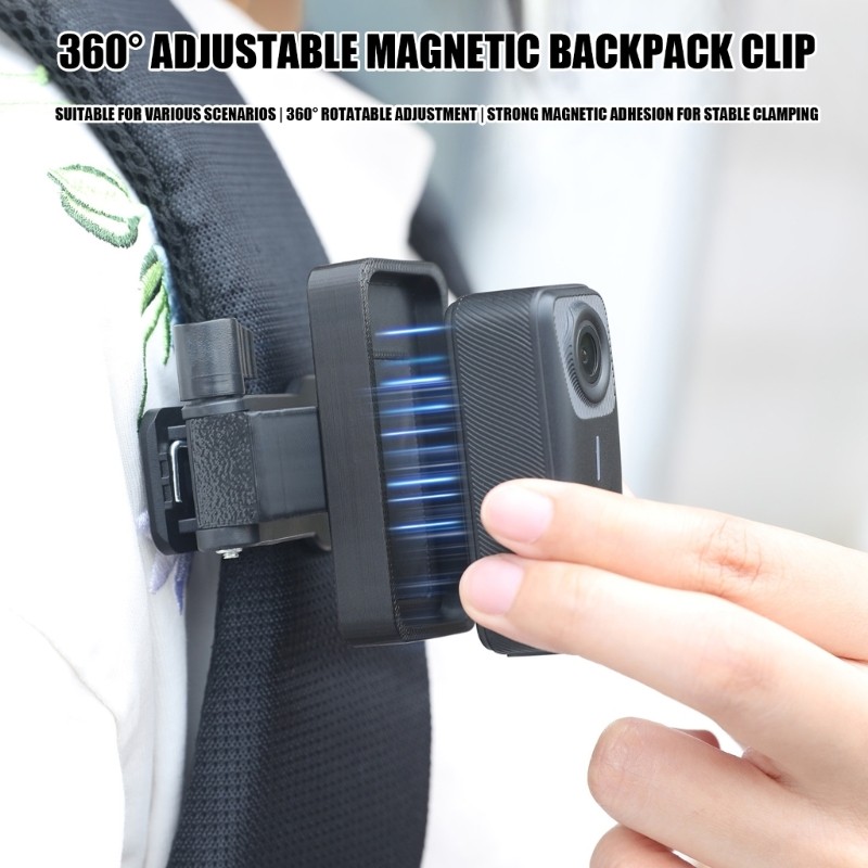 Quick Attach Backpack Clip For Suction Bracket Base Action Camera