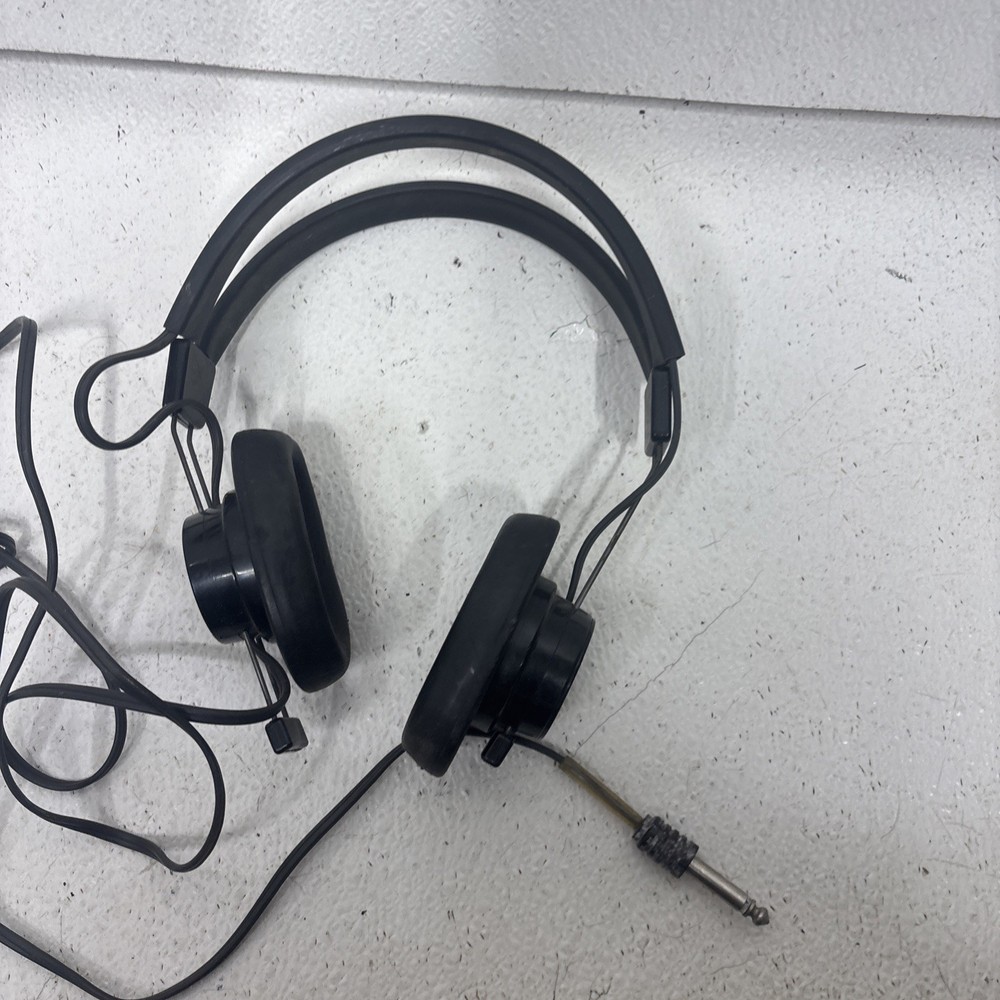 Telex Aviation Headset Pilot Headphones Untested Model A 610 Untested #
