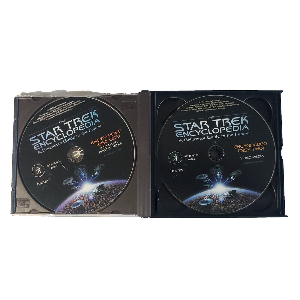 Vintage Star Trek Encyclopedia CD-ROM Reference Guide To The Future Version 3.0