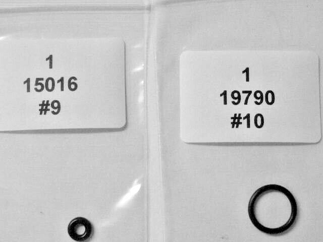 FX DRS to Schematic O-Ring Kit / R&S 2-23FXDRS / See Description Below