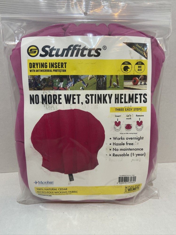 StuffIts Drying Insert For Full Helmets Odor Control, Reusable, Natural Cedar