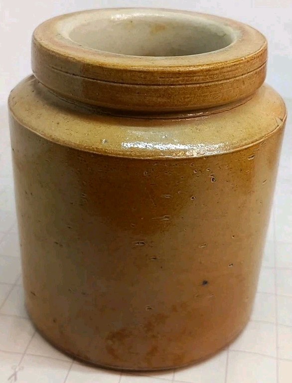 4.5" Earthenware Jar Vintage