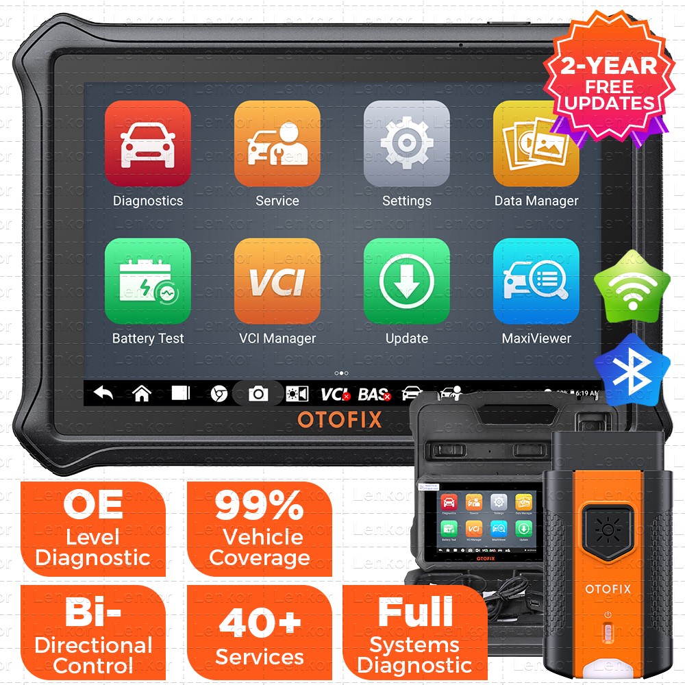 2025 OTOFIX D1 Lite Bidirectional Full System Diagnostic Tool Key Coding Scanner
