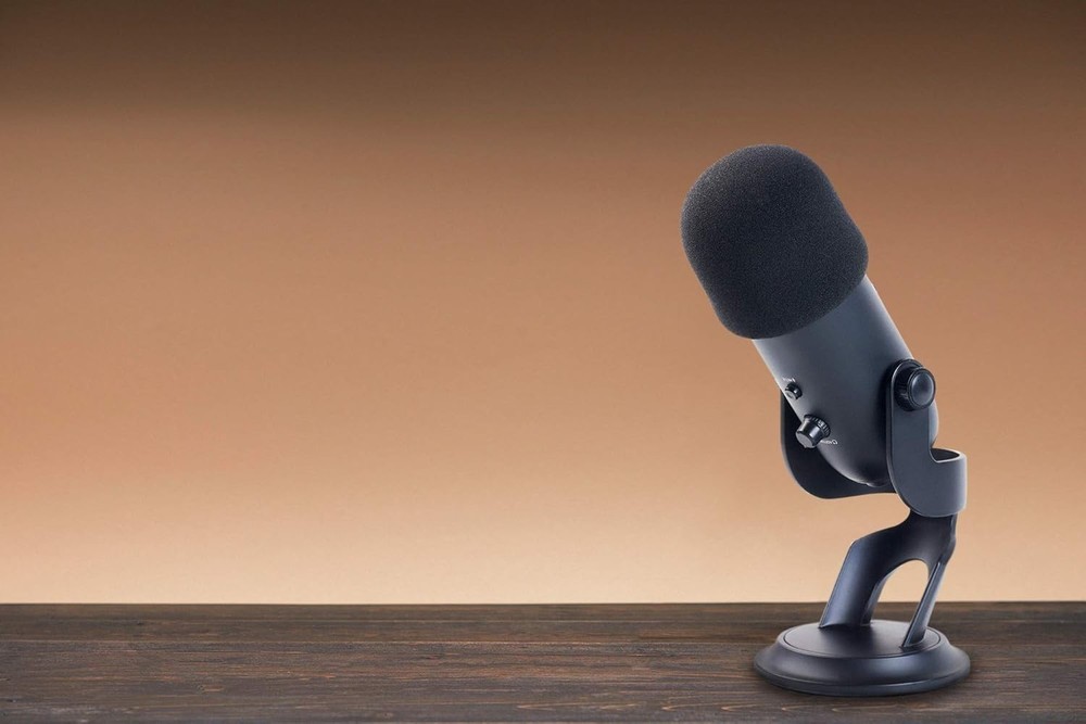 Foam Microphone Windscreen Mic Cover Pop Filter For Blue Yeti Yeti