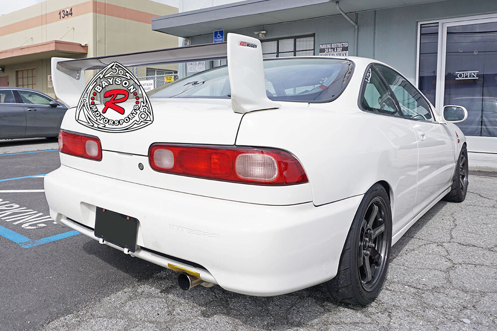 Fits 94-01 Integra 2dr Mu-gen Gen2 Style Trunk Spoiler (Fiberglass) + Emblems