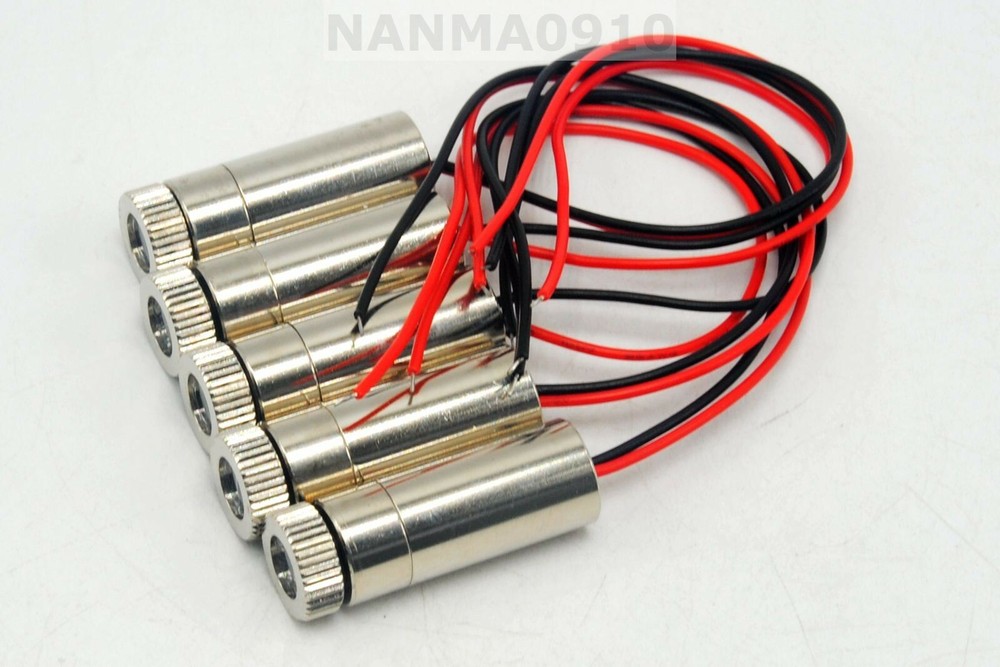 5pcs Adjustable 650nm 10mw Red Laser Module Focus Dot Head Positioning Lights