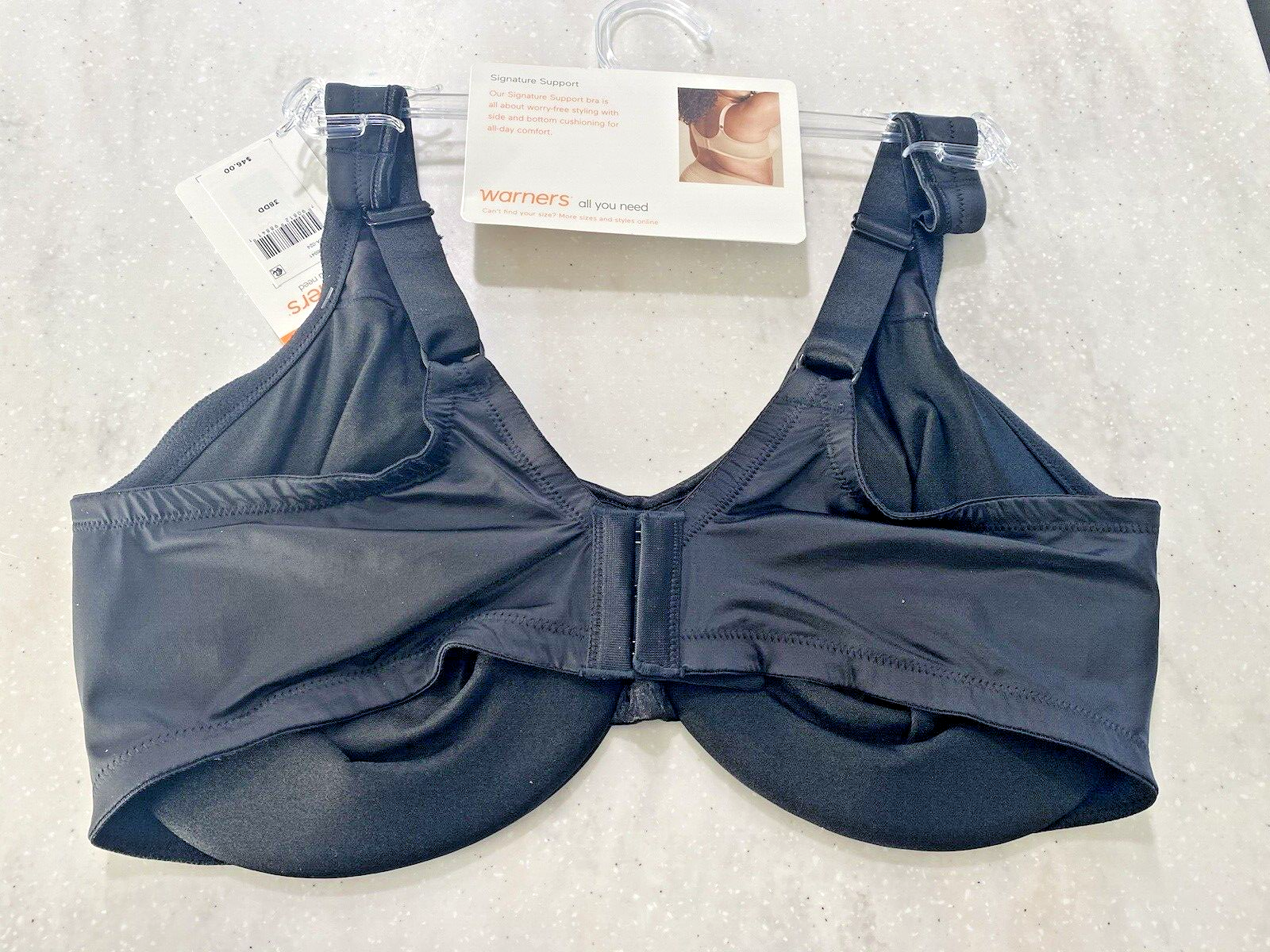 Warners SIGNATURE SUPPORT BRA cushioned underwire stretch 35002A BRAND NEW