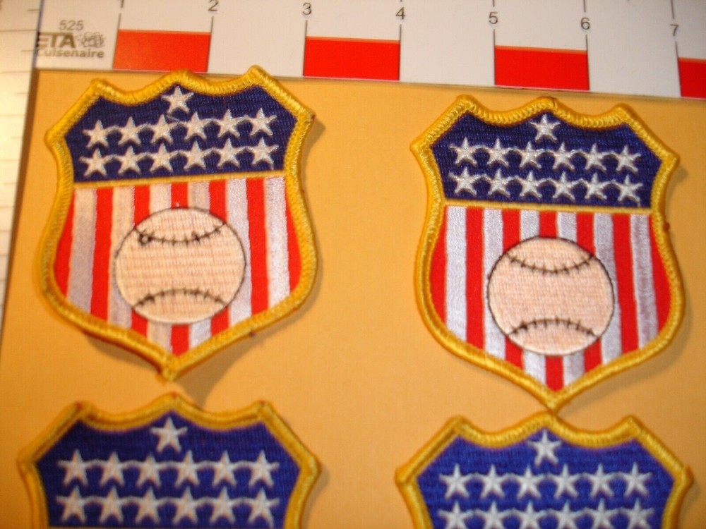 Baseball patch base ball patch American flag