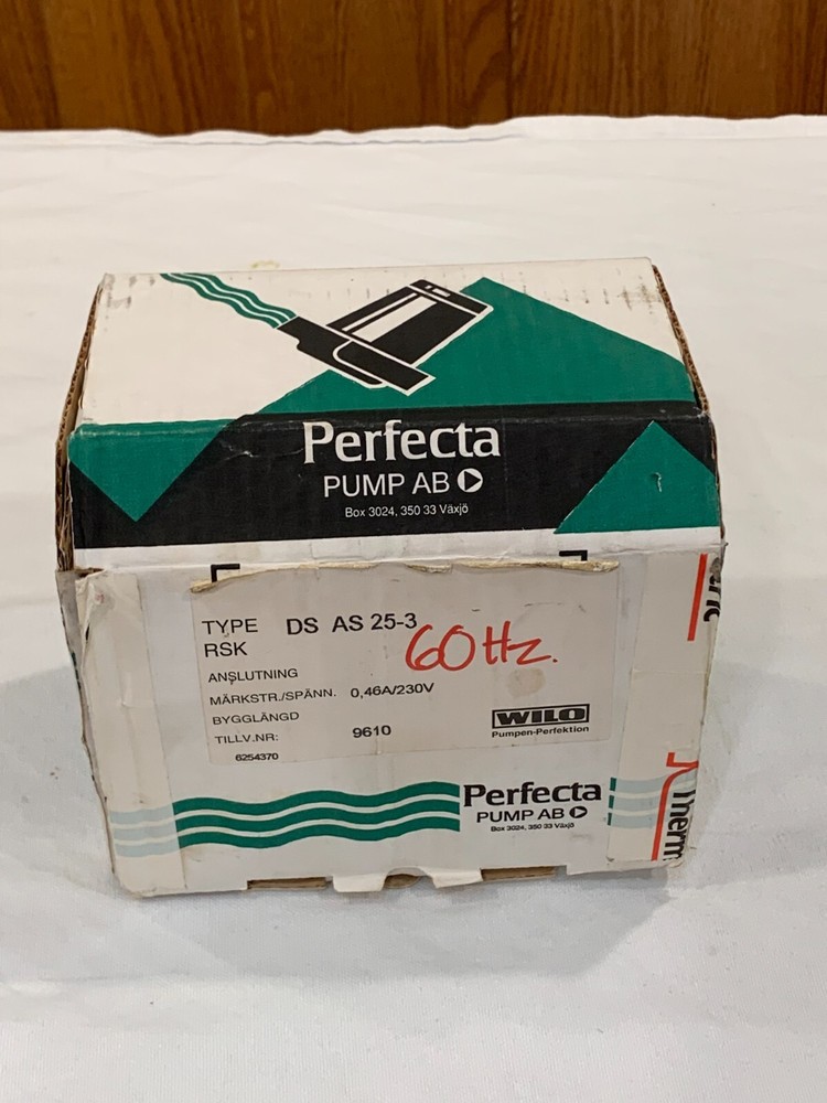 Wilo Perfecta Pump DS AS 25-3 / 9650