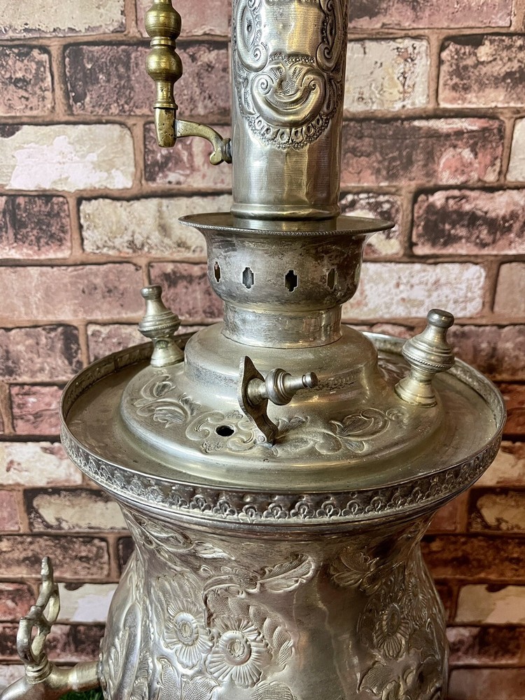 ANTIQUE MOROCCAN SAMOVAR 31” TALL