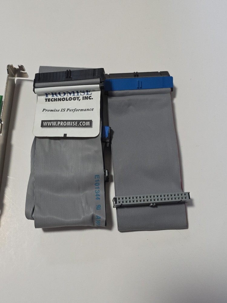 Promise Technology Fast Trak100 IDEx2 Controller Card PCI Local Bus w cables